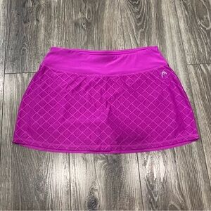 🍀 3/$30 Head purple textured golf tennis skirt skort